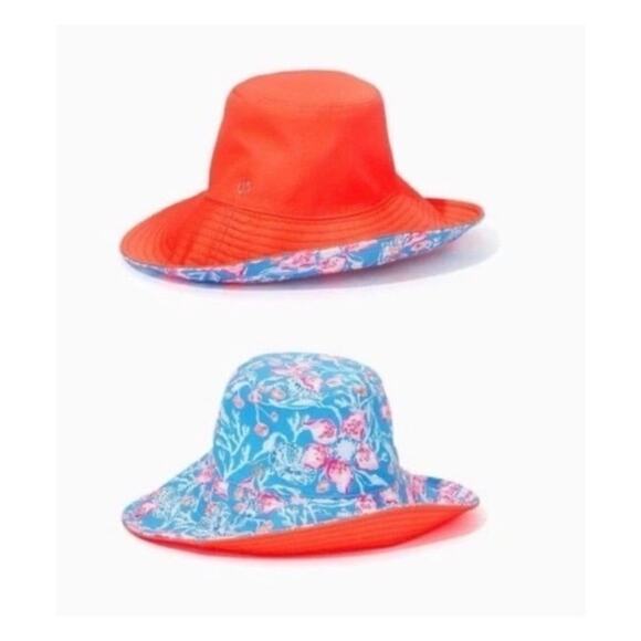 Lilly Pulitzer Reversible UPF 50+ Bahamian Rhapsody Sun Hat - New With Tags
